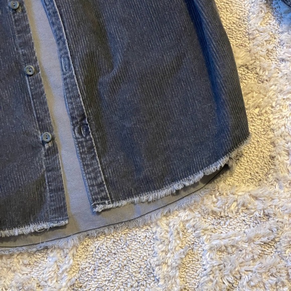 Men’s worn once Zara corduroy raw edge shirt jacket. - Picture 4 of 6